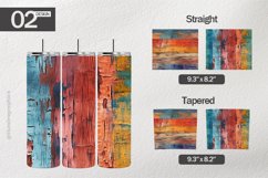 Distressed Wood Tumbler Wrap| Tumbler Sublimation Wrap Product Image 1