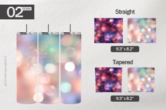 Bokeh Tumbler Wrap| Tumbler Sublimation Wrap Product Image 1