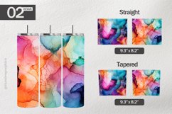 Fractal Alcohol Tumbler Wrap| Tumbler Sublimation Wrap Product Image 1