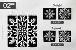 Snowflakes Silhouttes Tumbler Wrap| Tumbler Sublimation Wrap Product Image 1