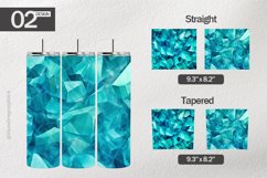 Teal Texture Tumbler Wrap| Tumbler Sublimation Wrap Product Image 1