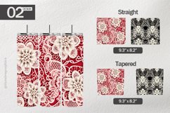 Lace Tile Tumbler Wrap| Tumbler Sublimation Wrap Product Image 1