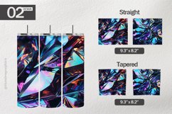Holographic Foil Tumbler Wrap| Tumbler Sublimation Wrap Product Image 1