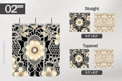 Lace Tile Tumbler Wrap| Tumbler Sublimation Wrap Product Image 1