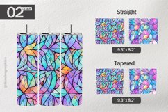 Pastel Stained Tumbler Wrap| Tumbler Sublimation Wrap Product Image 1