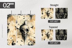 Gothic Damask Tumbler Wrap| Tumbler Sublimation Wrap Product Image 1