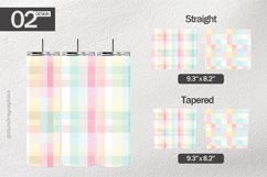 Pastel Pattern Tumbler Wrap| Tumbler Sublimation Wrap Product Image 1
