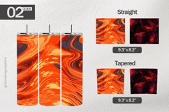 Lava Tumbler Wrap| Tumbler Sublimation Wrap Product Image 1
