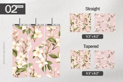 Jasmine Tumbler Wrap| Tumbler Sublimation Wrap Product Image 1