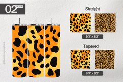 Leopard Tumbler Wrap| Tumbler Sublimation Wrap Product Image 1