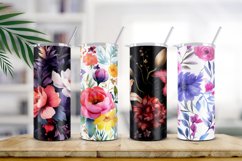 Floral Watercolor Digital Paper, Floral Sublimation Product Image 2