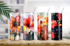 Floral Watercolor Digital Paper, Floral Sublimation Product Image 2