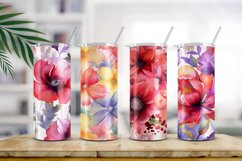 Floral Watercolor Digital Paper, Floral Sublimation Product Image 2