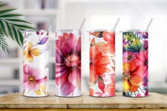 Floral Watercolor Digital Paper, Floral Sublimation Product Image 2