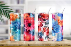 Floral Watercolor Digital Paper, Floral Sublimation Product Image 2