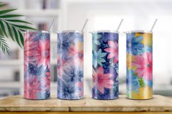 Floral Watercolor Digital Paper, Floral Sublimation Product Image 2