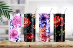 Floral Watercolor Digital Paper, Floral Sublimation Product Image 2