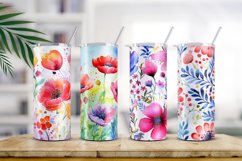 Floral Watercolor Digital Paper, Floral Sublimation Product Image 2