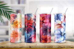 Floral Watercolor Digital Paper, Floral Sublimation Product Image 2