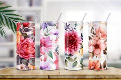 Floral Watercolor Digital Paper, Floral Sublimation Product Image 2