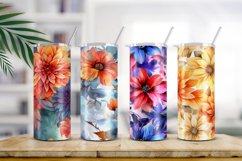 Floral Watercolor Digital Paper, Floral Sublimation Product Image 2