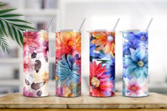 Floral Watercolor Digital Paper, Floral Sublimation Product Image 2