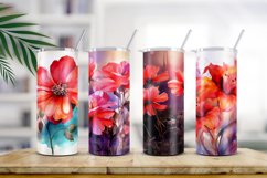 Floral Watercolor Digital Paper, Floral Sublimation Product Image 2