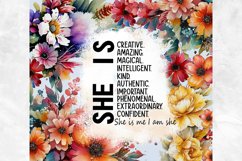 Floral Tumbler Wrap Design Bundle Png, 20oz Skinny Tumbler Product Image 11