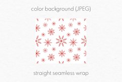 Snowflakes Tumbler Sublimation | 20 oz Seamless Tumbler Wrap Product Image 2