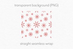 Snowflakes Tumbler Sublimation | 20 oz Seamless Tumbler Wrap Product Image 3