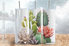 3D tumbler wrap BUNDLE, 3D flowers tumbler design Product Image 10