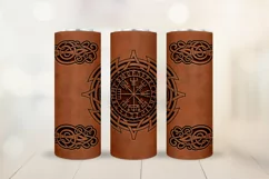 Viking skinny tumbler sublimation - Men's Celtic tumbler Product Image 1
