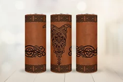 Viking skinny tumbler sublimation - Men's Celtic tumbler Product Image 1