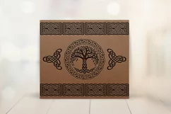 Viking skinny tumbler sublimation - Men's Celtic tumbler Product Image 2