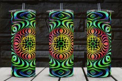 Skinny Tumbler Sublimation Bright Color Mandala Wrap Designs Product Image 2