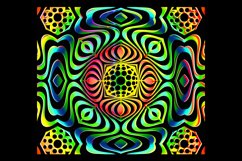 Skinny Tumbler Sublimation Bright Color Mandala Wrap Designs Product Image 3