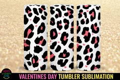Leopard Print Tumbler I Valentines Day Sublimation Tumbler