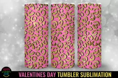 Leopard Print Tumbler I Valentines Day Sublimation Tumbler