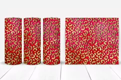 Leopard Print Tumbler I Valentines Day Sublimation Tumbler I 20 Oz Tumbler Wrap PNG