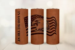 American Bald Eagle Skinny Tumbler Sublimation Men's tumbler Product Image 1