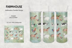 Tumbler Sublimation | Farm Animal Designs Product Image 1