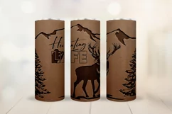 Men's Tumbler Sublimation - Deer Hunter Skinny Tumbler 20oz Product Image 1