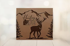 Men's Tumbler Sublimation - Deer Hunter Skinny Tumbler 20oz Product Image 2