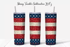 Patriotic Tumbler Wrap | American Flag Tumbler Product Image 6