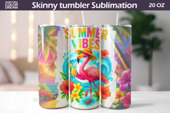 Summer Tropical Beach Animals Tumbler Bundle Product Image 4