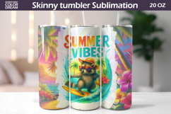 Summer Tropical Beach Animals Tumbler Bundle Product Image 10