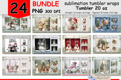 Merry Christmas Tumbler Wrap|snowman Wrap Tumble| angel Product Image 2