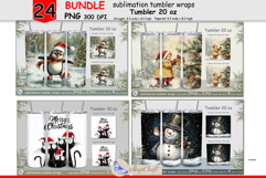 Merry Christmas Tumbler Wrap|snowman Wrap Tumble| angel Product Image 3
