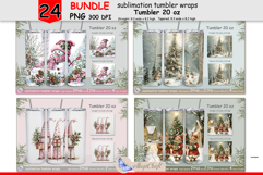 Merry Christmas Tumbler Wrap|snowman Wrap Tumble| angel Product Image 5