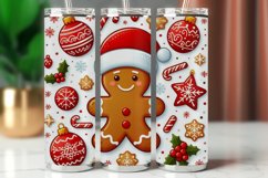 Tumbler Wrap 20 oz - gingerbread man christmas Product Image 1